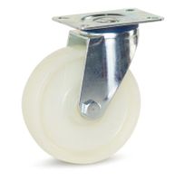 4 Profi Nylon-Lenkrolle mit Oberplatte - 80mm - 130kg