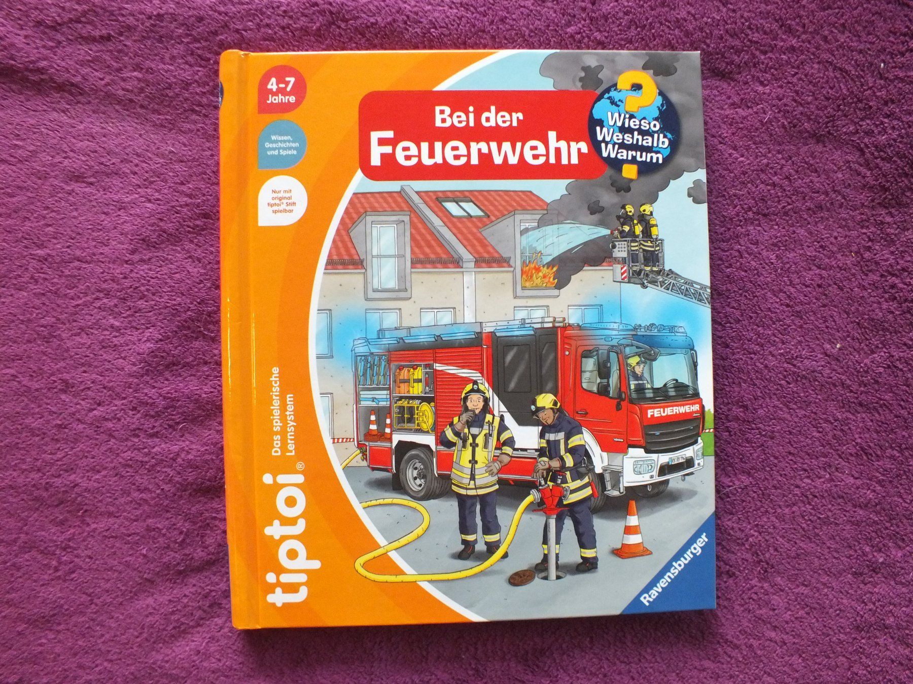 Bücher: Tiptoi Buch - bei der Feuerwehr – Gebraucht aus Müllheim Dorf von Seeeule01