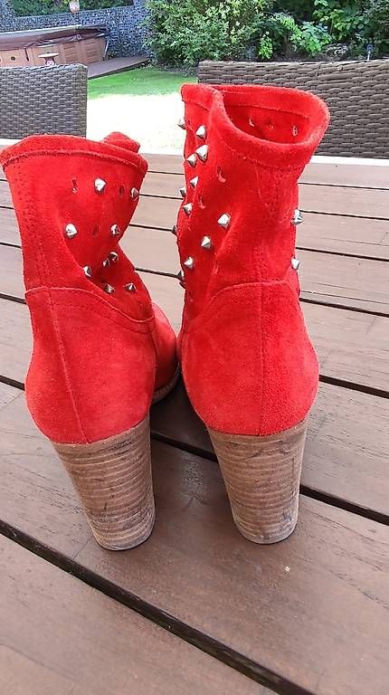 Scarpe da donna: Bottines rouges – Usato da Bex venduto da jcc_tg7b 1
