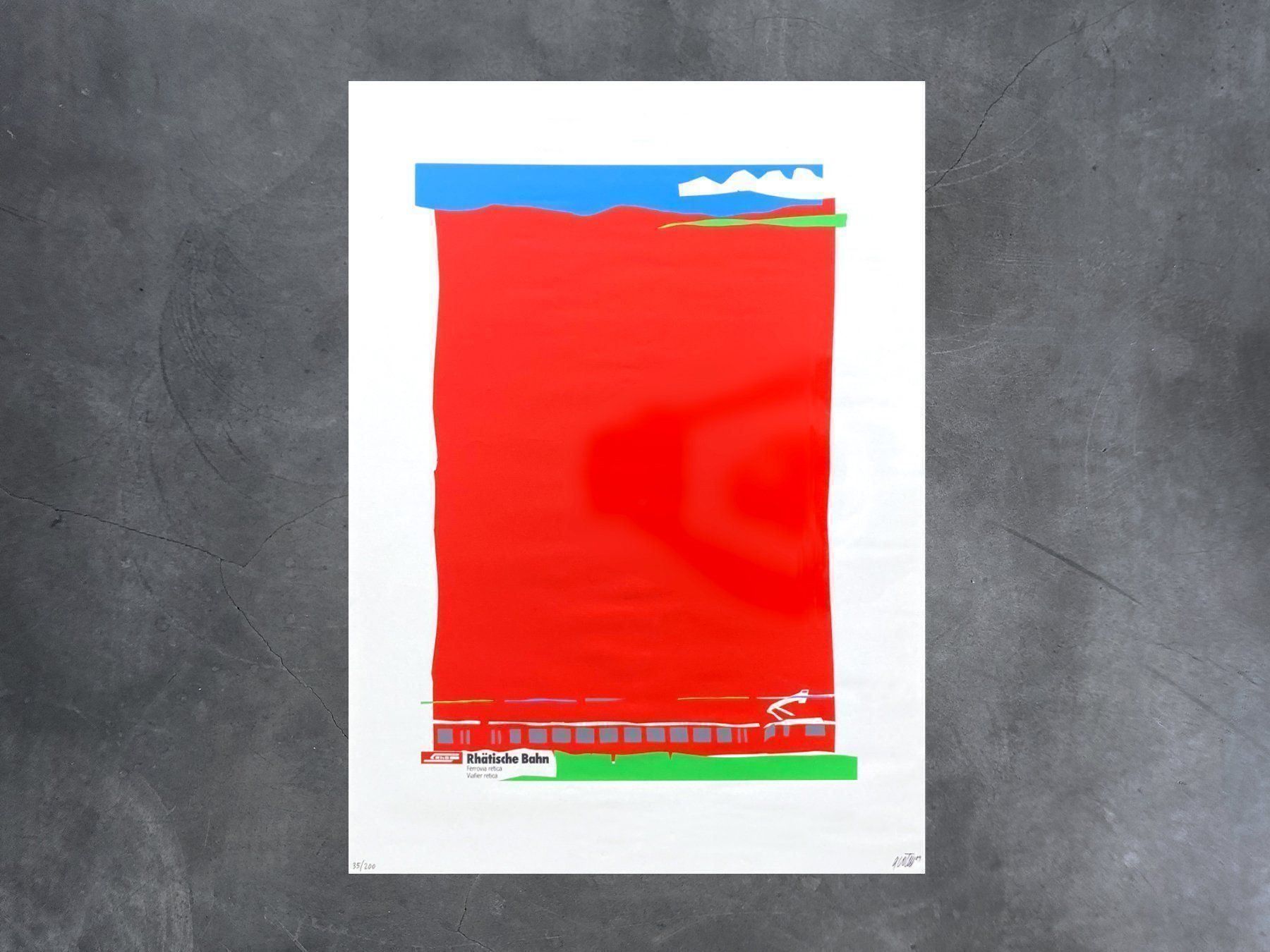 Foto & Immagini: Plakat, Carlo Gröbli, nummeriert 35/200 – Nuovo (secondo la descrizione) da Chur venduto da design-of-time