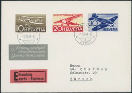 1944 - Flugpost - Ersttagsbrief FDC ET
