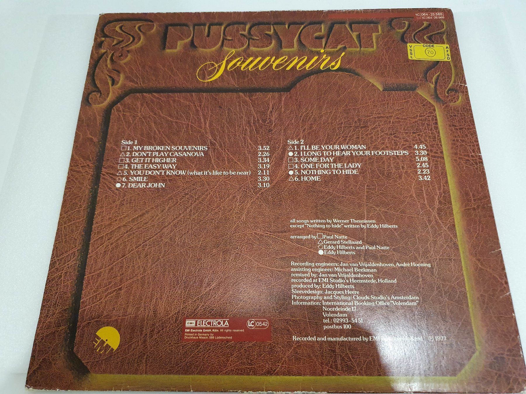 Dischi in vinile: Pussycat  - Souvenirs – Usato da Uster venduto da Vinyl-Leidenschaft 1
