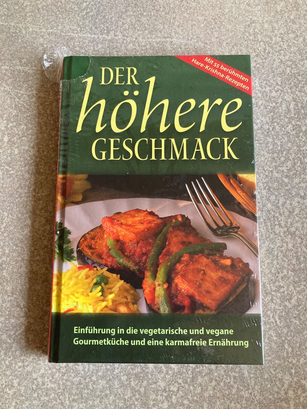 Libri: Der höhere Geschmack; Hare-Krishna Rezepte; NEU! – Nuovo e nell'imballaggio originale da Mosnang venduto da Kusli09