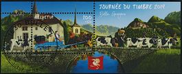 2019 - Tag der Briefmarke • Bulle - Block - Ersttag Stempel