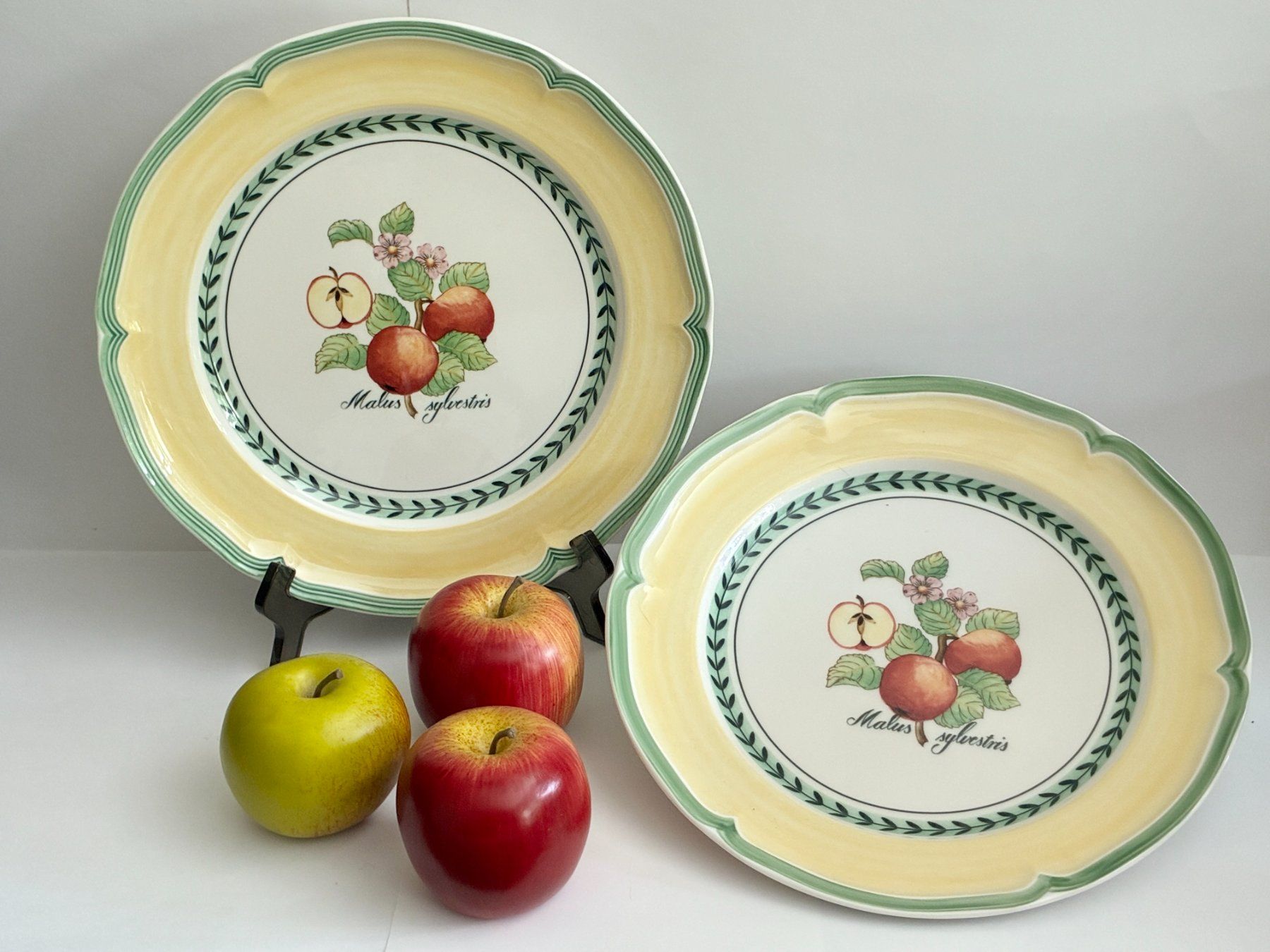 Villeroy & Boch Piatti: 2 Villeroy & Boch "French Garden" Teller "Malus Silvestris" – Usato da Kloten venduto da Nephty 6