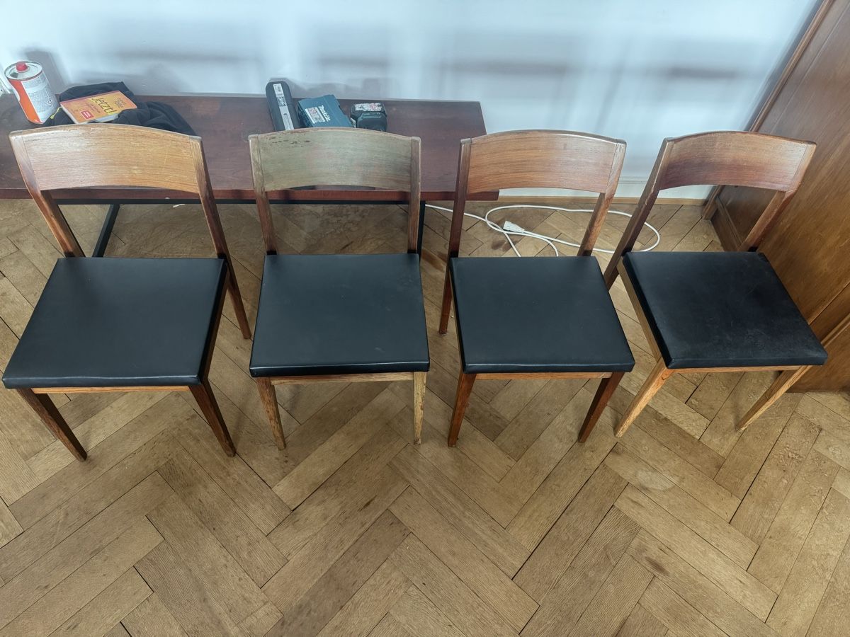 Sedie: Mid Century Palisander Stühle – Usato da Basel venduto da Elias_Greder