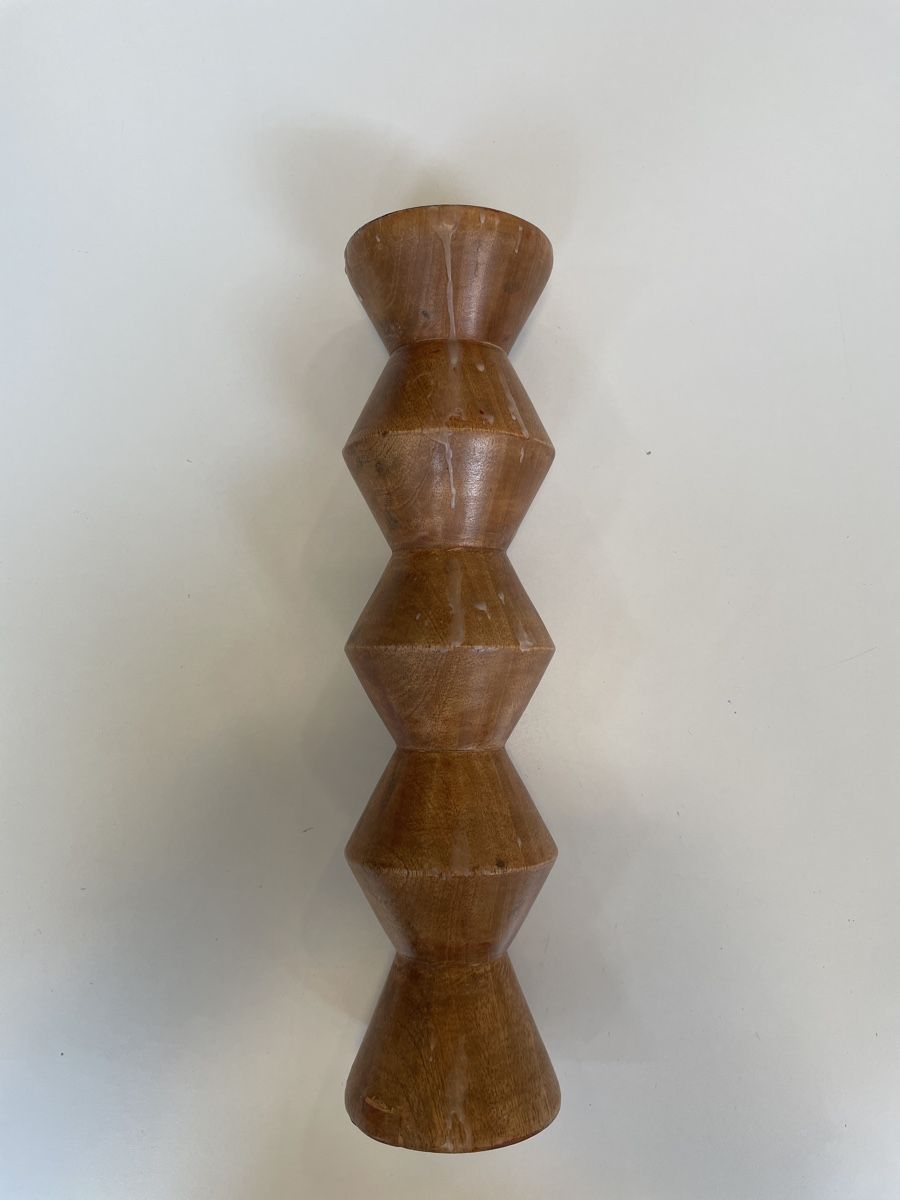 Kerzenständer: Kerzenständer Holz Design 38 cm – Gebraucht aus Zürich von Danokiko