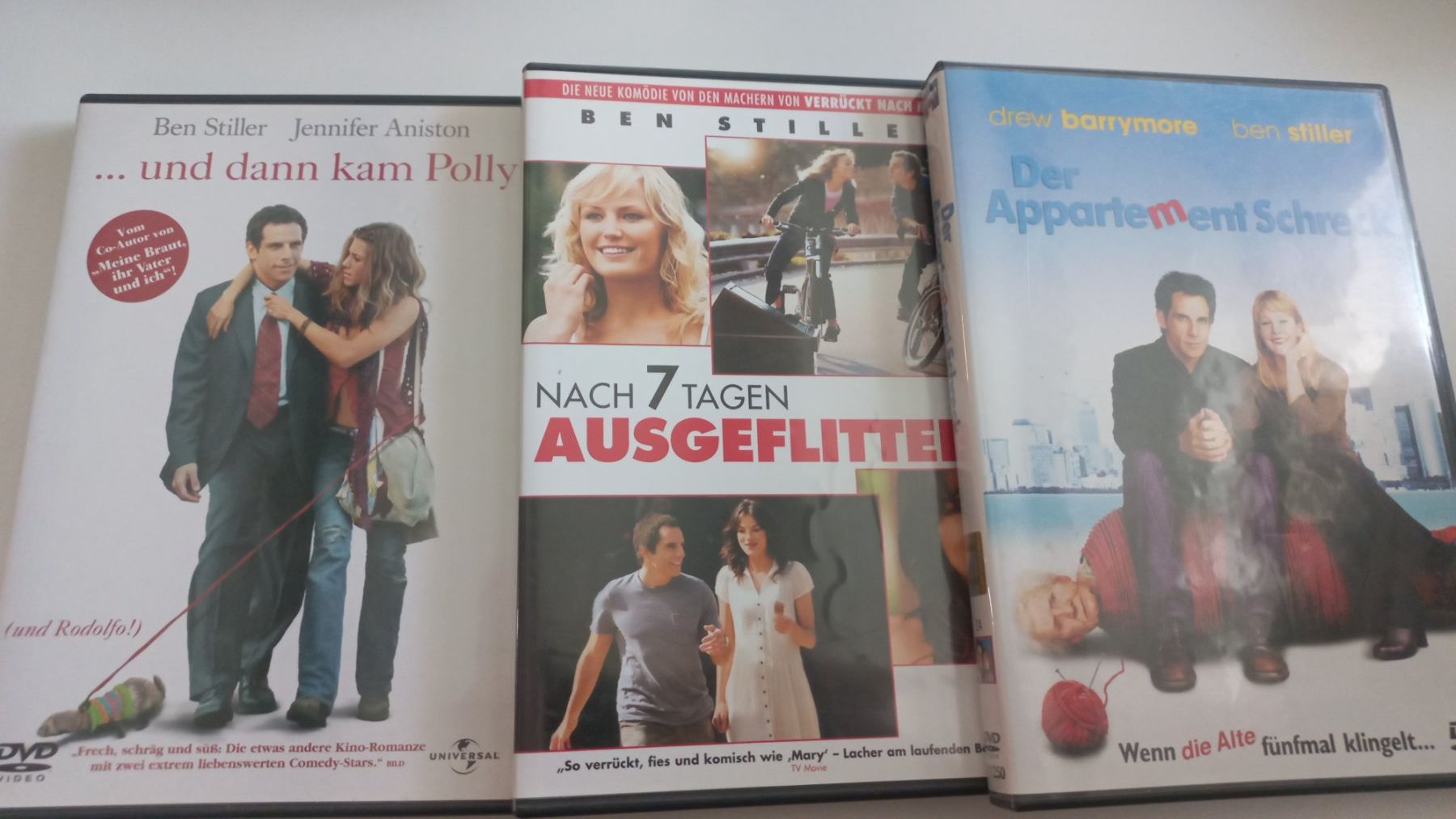 Tutti i DVDs: 3 DVDs mit Ben Stiller – Usato da Erlen venduto da MarinaLibelle77