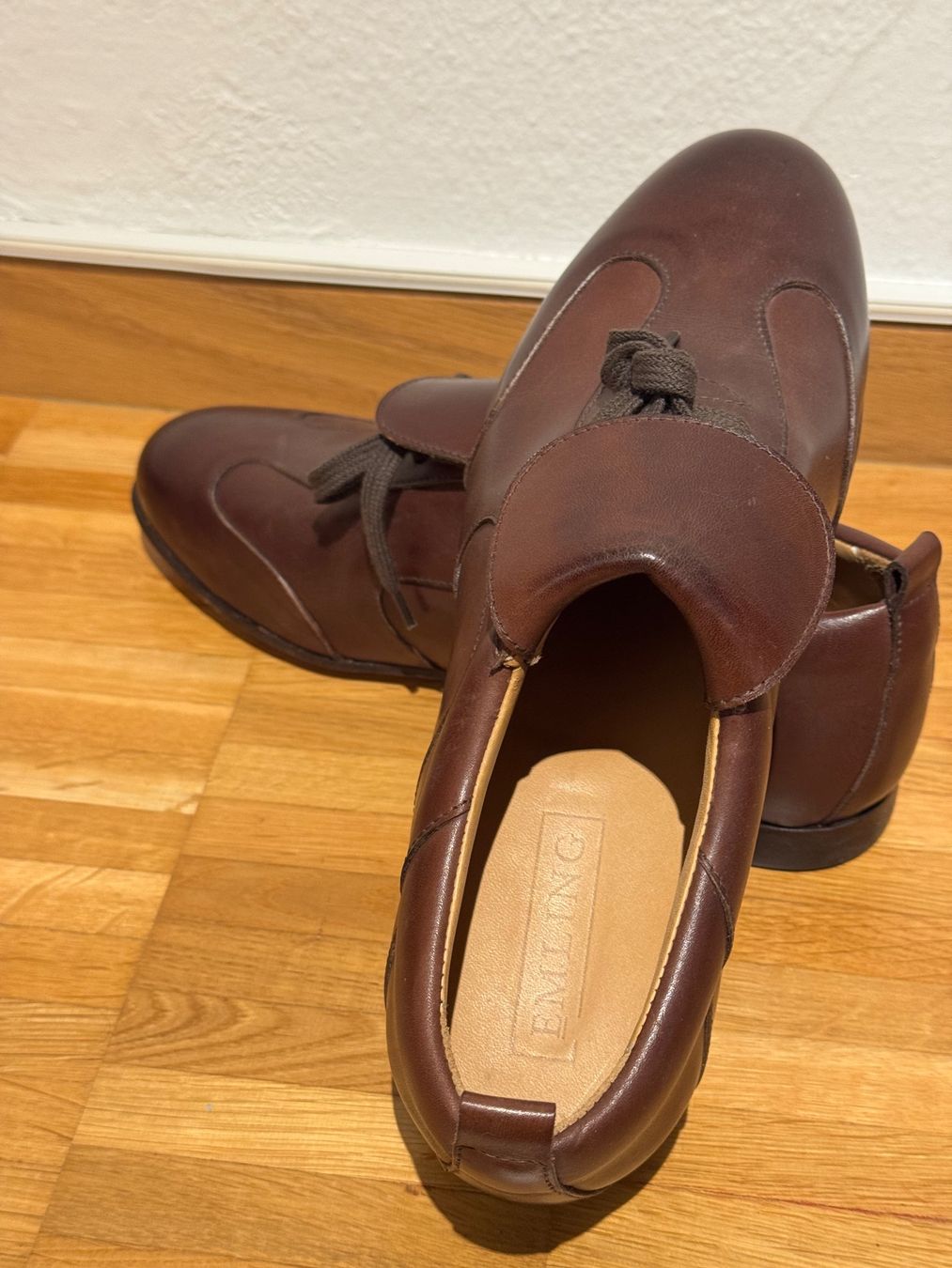 Scarpe da uomo: Emling Herrenschuhe Leder, Gr. 40, Braun – Nuovo (secondo la descrizione) da Zürich venduto da nils.alex 7