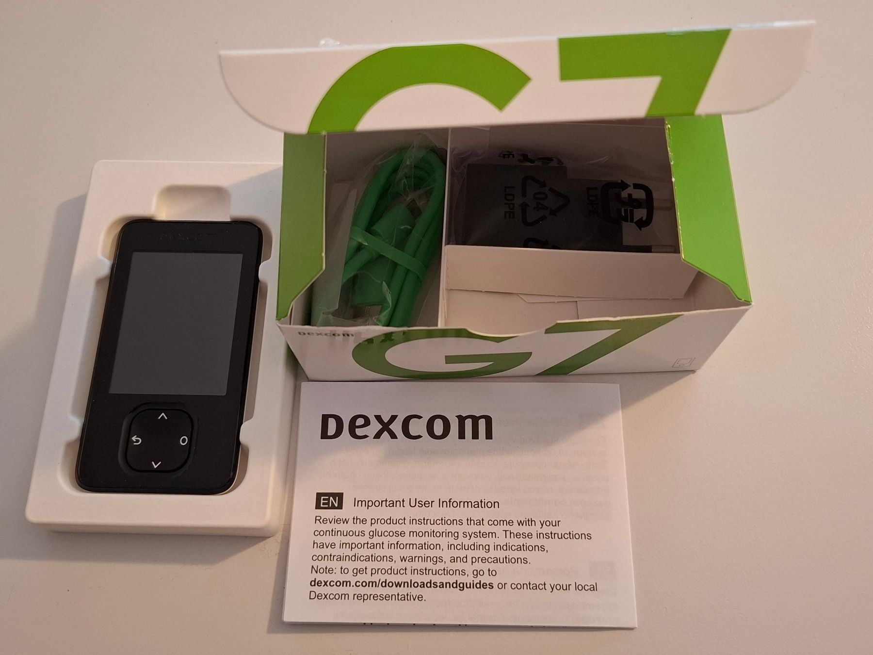 Dexcom Attrezzature mediche: Dexcom G7 Empfänger (mmol/L) + Dexcom G7 Sensor neu OVP – Nuovo e nell'imballaggio originale da Aarau venduto da silvia1944 2