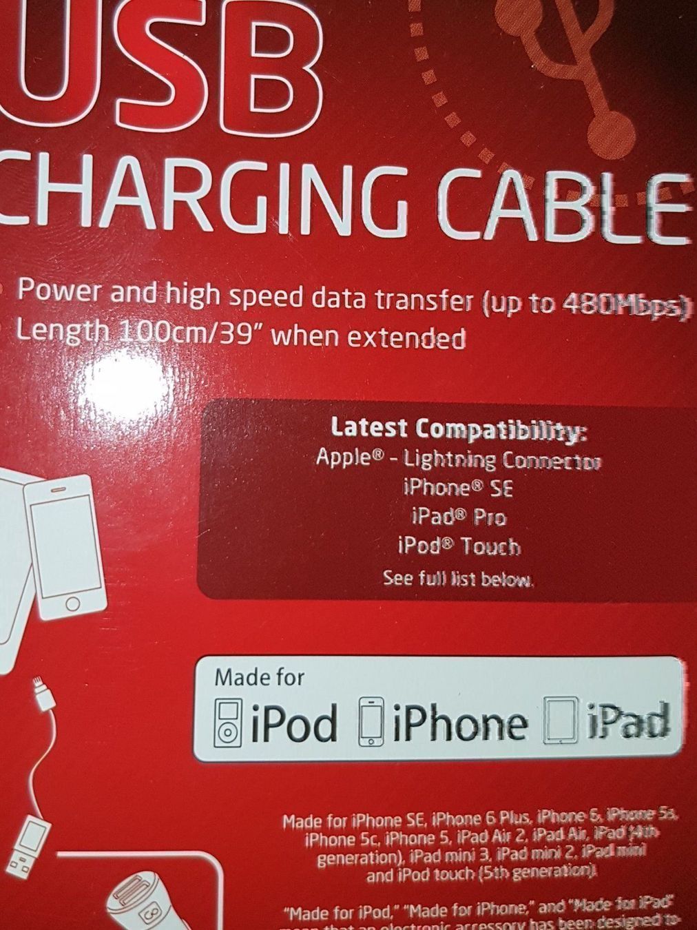 Apple Cavi: USB Charge & Sync Lightning Cable – Nuovo e nell'imballaggio originale da Zürich venduto da Avd 2