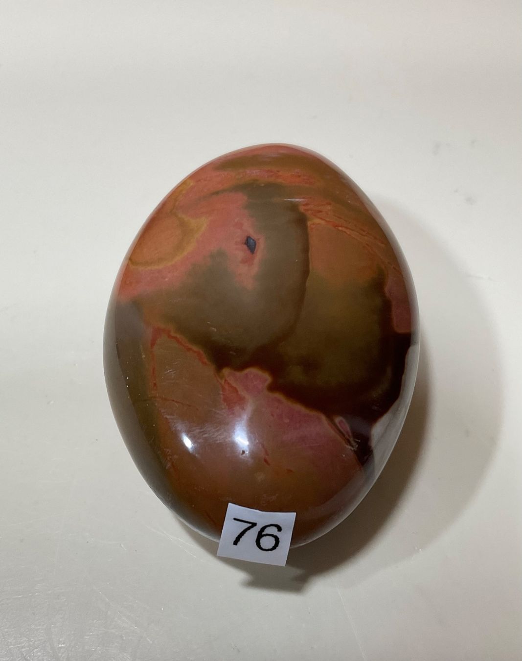 Minerali & Pietre curative: Wunderschöner Jaspis Polychrom Free Form Handschmeichler – Nuovo (secondo la descrizione) da Gibswil venduto da BestePreis 1