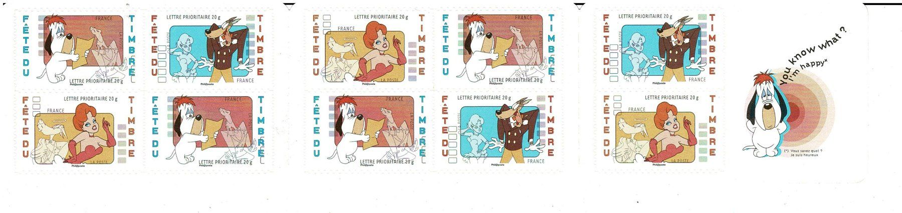 Tutti i francobolli: Droopy etc. 1 Heftchen 10 Marken ** – Nuovo (secondo la descrizione) da Lausanne venduto da Whorvath