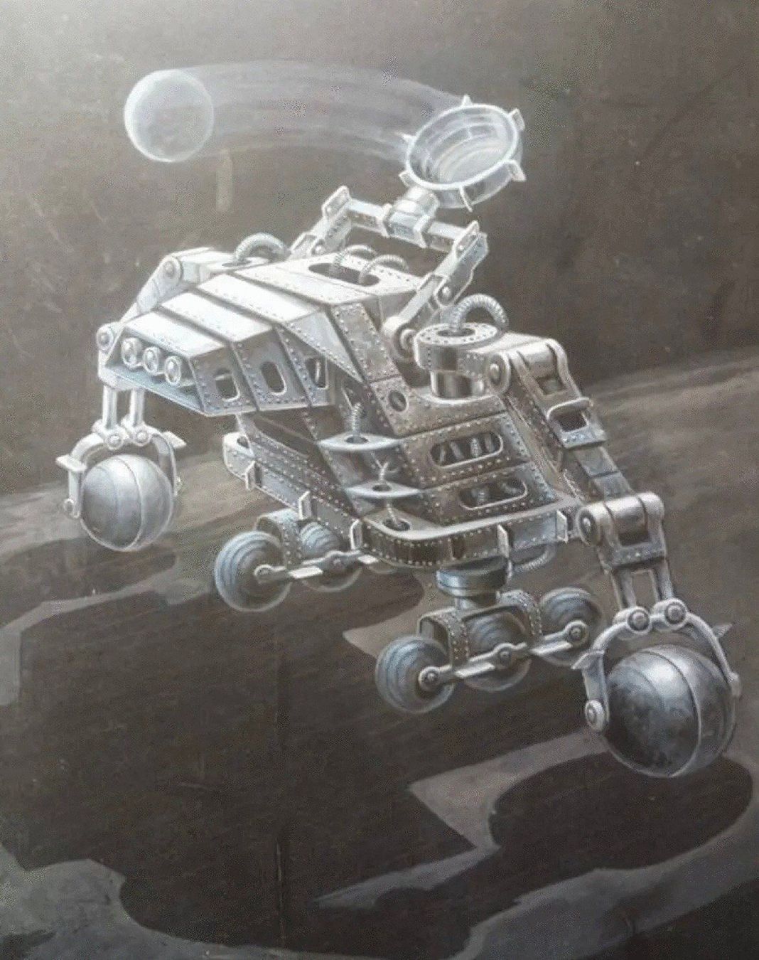 Dipinti: Carlo Rambaldi "Schöpfer von E.T" - Originalgemälde. 1983 – Usato da Ponte Tresa venduto da 11GalleriaAlterEgo11