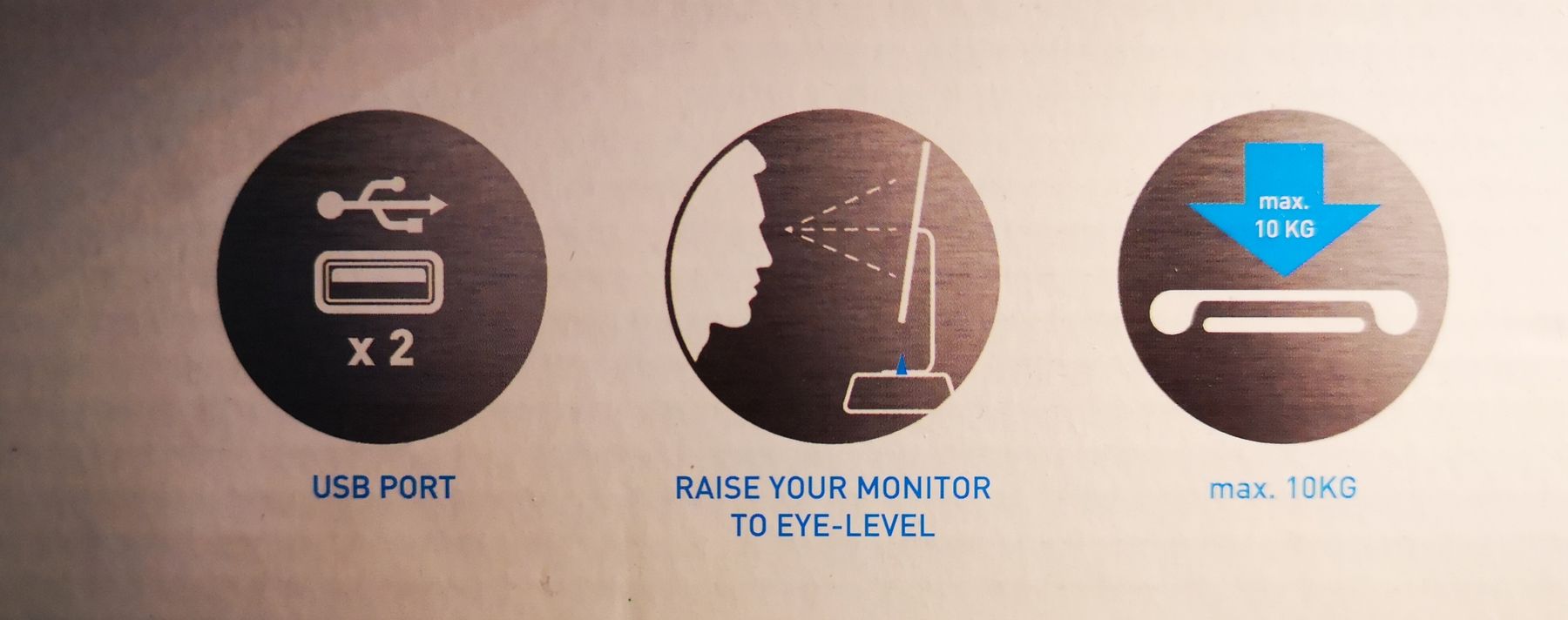 Staffa per monitor: Support écran + organiseur bureau avec chargeur USB – Nuovo e nell'imballaggio originale da Geneve venduto da Vtss00 6