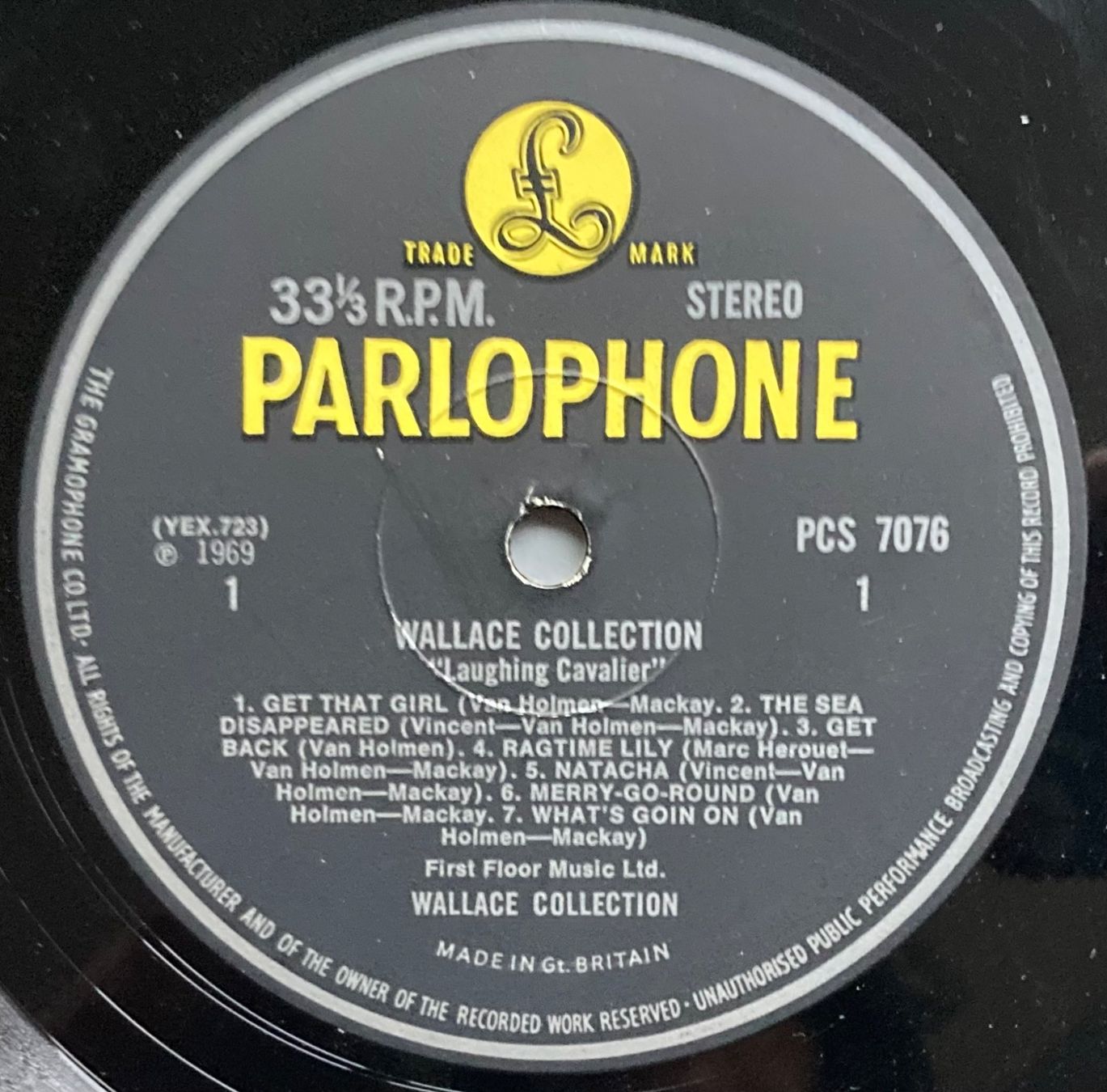 Dischi in vinile: WALLACE COLLECTION - LAUGHING CAVALIER – Usato da Poliez-Pittet venduto da Newtown-Records 2
