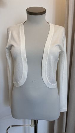 Damen Bolero Jacke Vane weiss Grösse S guter Zustand