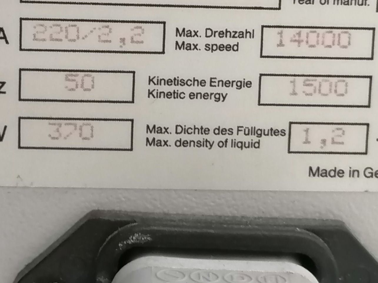 Accessori da laboratorio: EPPENDORF 5402 Centrifuge - gekühlt! – Usato da Niederdorf venduto da LeptonAG_Labor 6