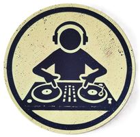 Deejay DJ  - Blechschild  (neu/OVP)
