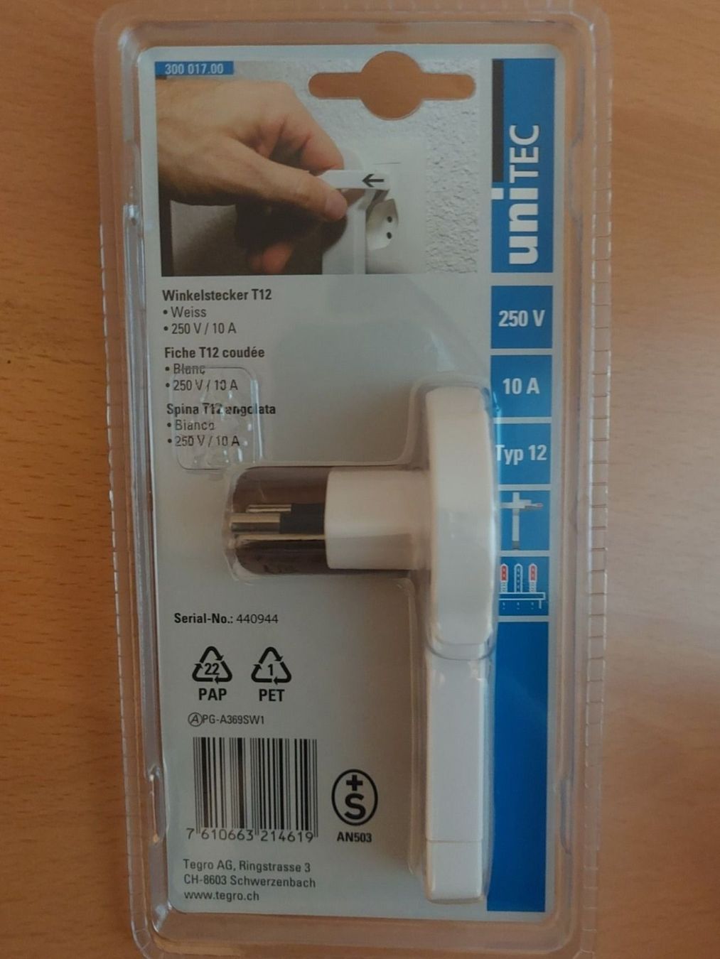 Spine: Flachstecker/Winkelstecker – Nuovo e nell'imballaggio originale da Brunni venduto da sam505 1