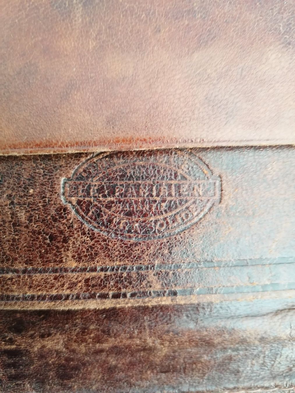 Portafogli: Antike Lederbrieftasche geprägt – Usato da Bottmingen venduto da dah_cfj9 4