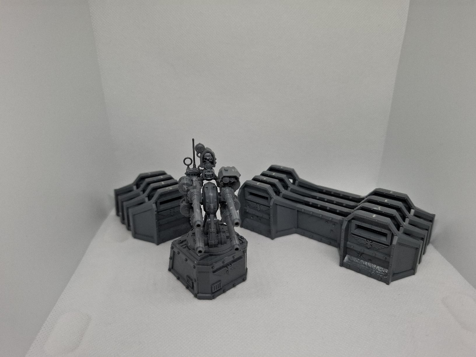 Kit di modellismo & Modellini statici: Warhammer 40k Aegis Defence Line mit Quad Kanone – Usato da Winterthur venduto da justs0m3guy 3
