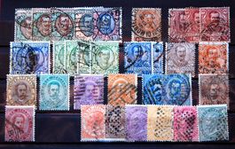 Italie italia - 32 old stamps used