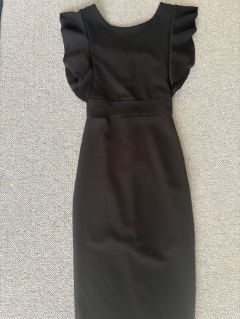 Kleid schwarz, Knöchellang, Grösse XS
