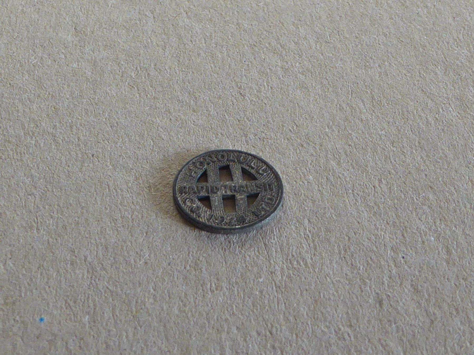 Medaglie: Jeton  Token  USA  Honolulu  1924 – Usato da Thun venduto da 427er 1