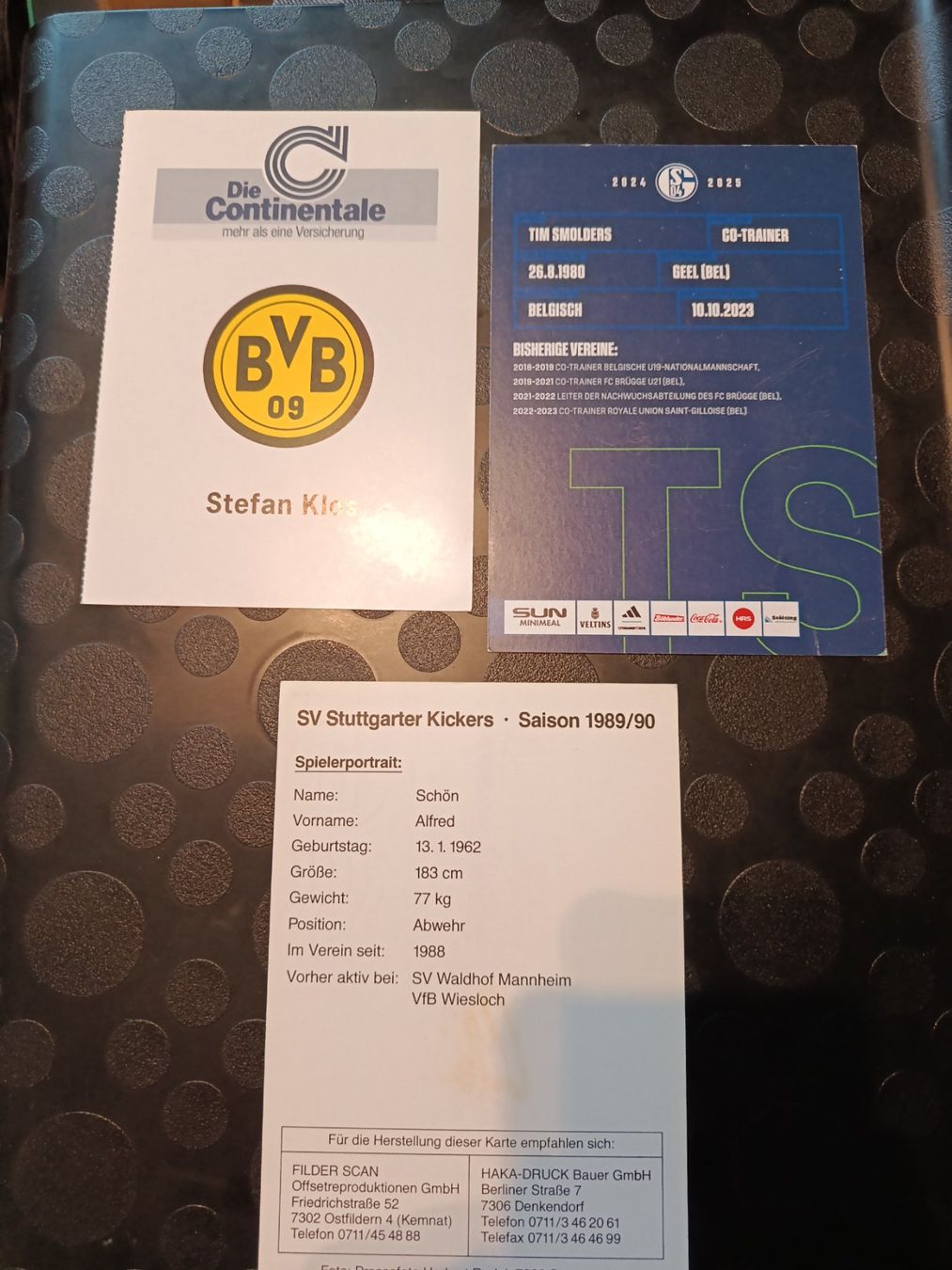 Autografi: Bundesliga - Handsigniert - 3er Set – Usato da Menziken venduto da Artographs 1