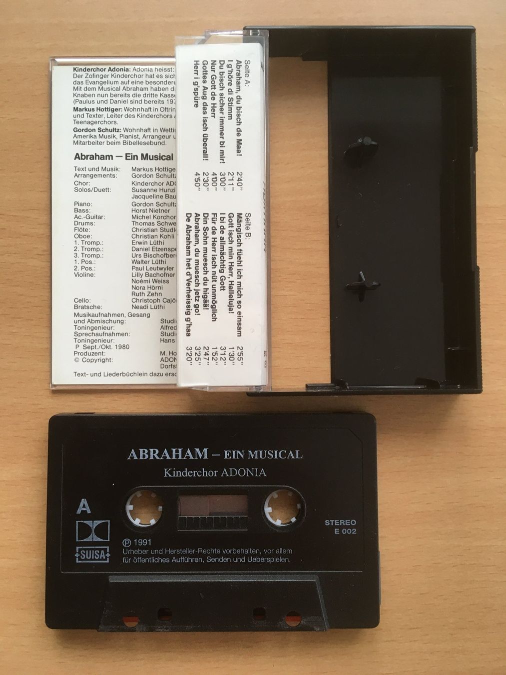 Musicassette: Abraham – Kinderchor Adonia – Usato da Grenchen venduto da Kogi7 2