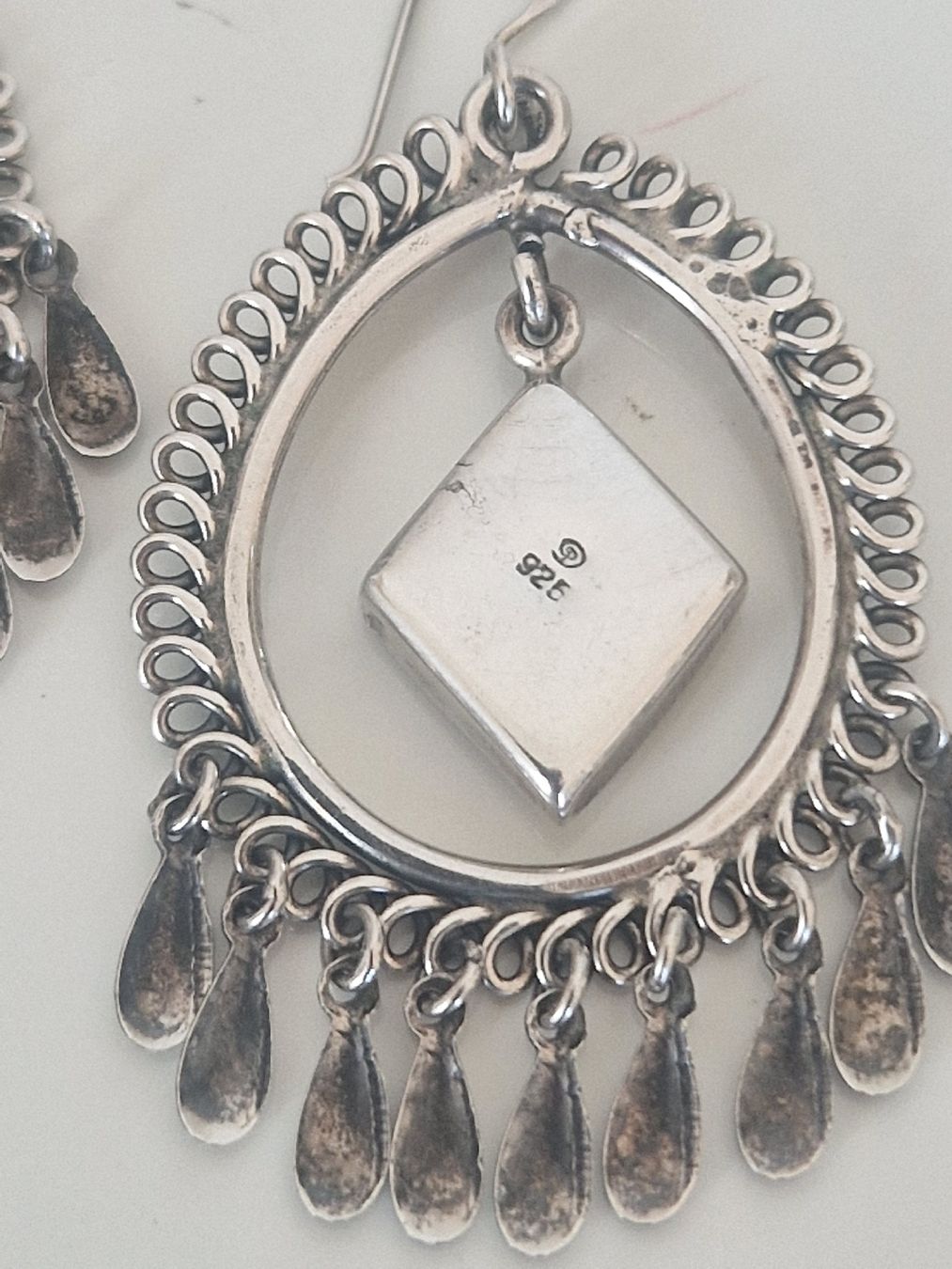 Boucles d'oreille: Ohrringe 925 Silber mit echtem Perlmutt – D'occasion à Küsnacht ZH par 2011_ 7