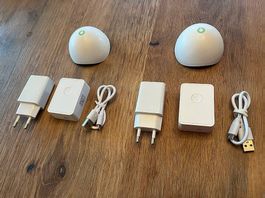 Meross Smart Water Leak Sensor, MS400HHK-EU, 2 Stück