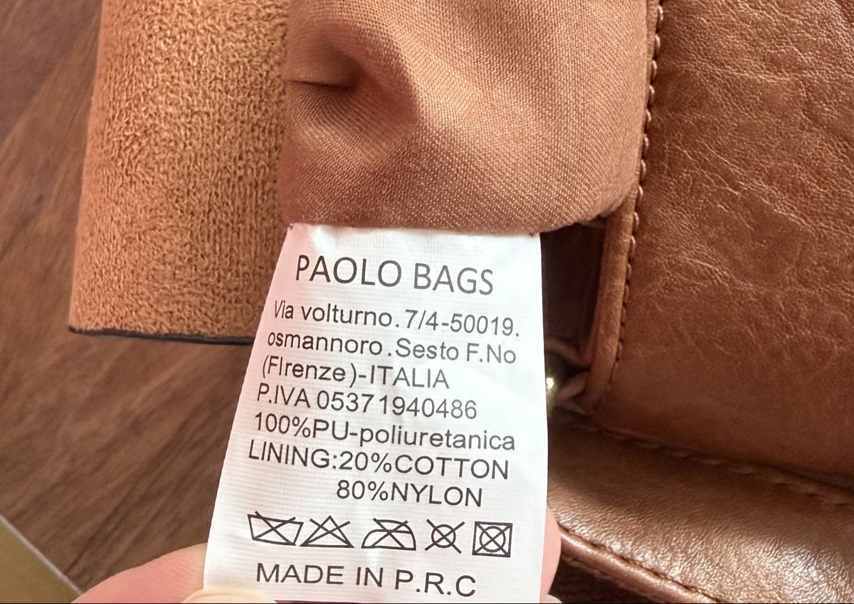 Borse da donna: Faux Leder Umhängetasche Cognac Farbe – Nuovo (secondo la descrizione) da Kaltbrunn venduto da IMRLU998 6