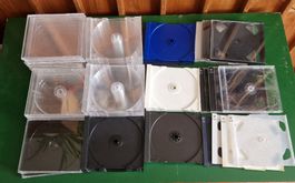 Diverse Leerhüllen für CDs