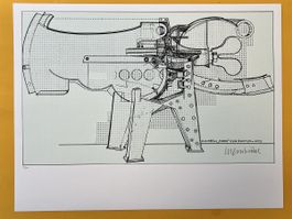 Bernhard Luginbühl, Original Serigraphie Punch 1969