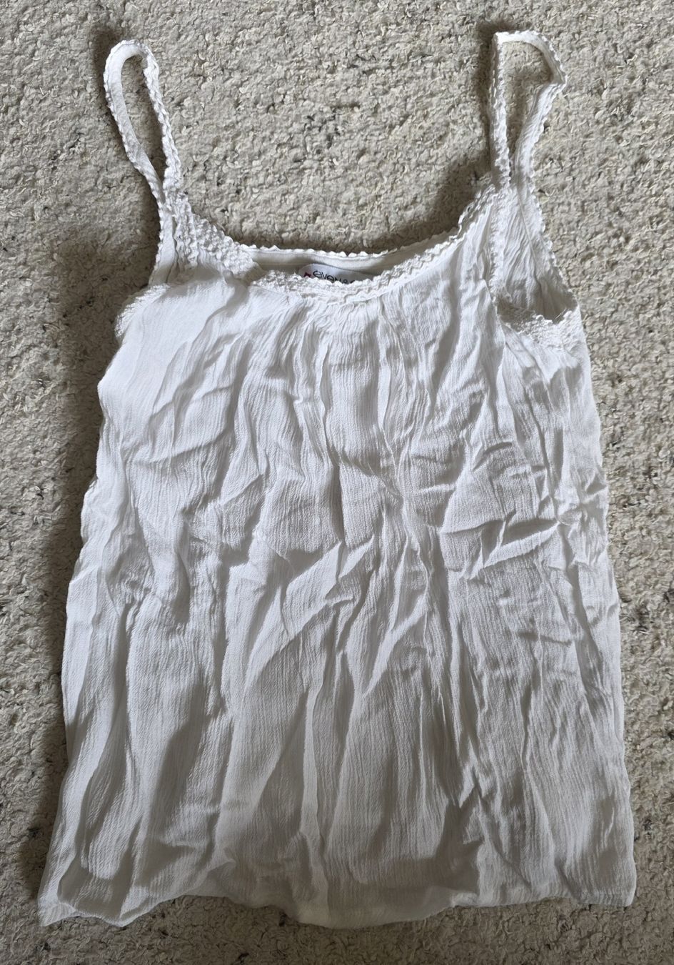 Top: Top blanc Even&Odd taille XS - jamais porté – Nuovo (secondo la descrizione) da Vevey venduto da Renka2011