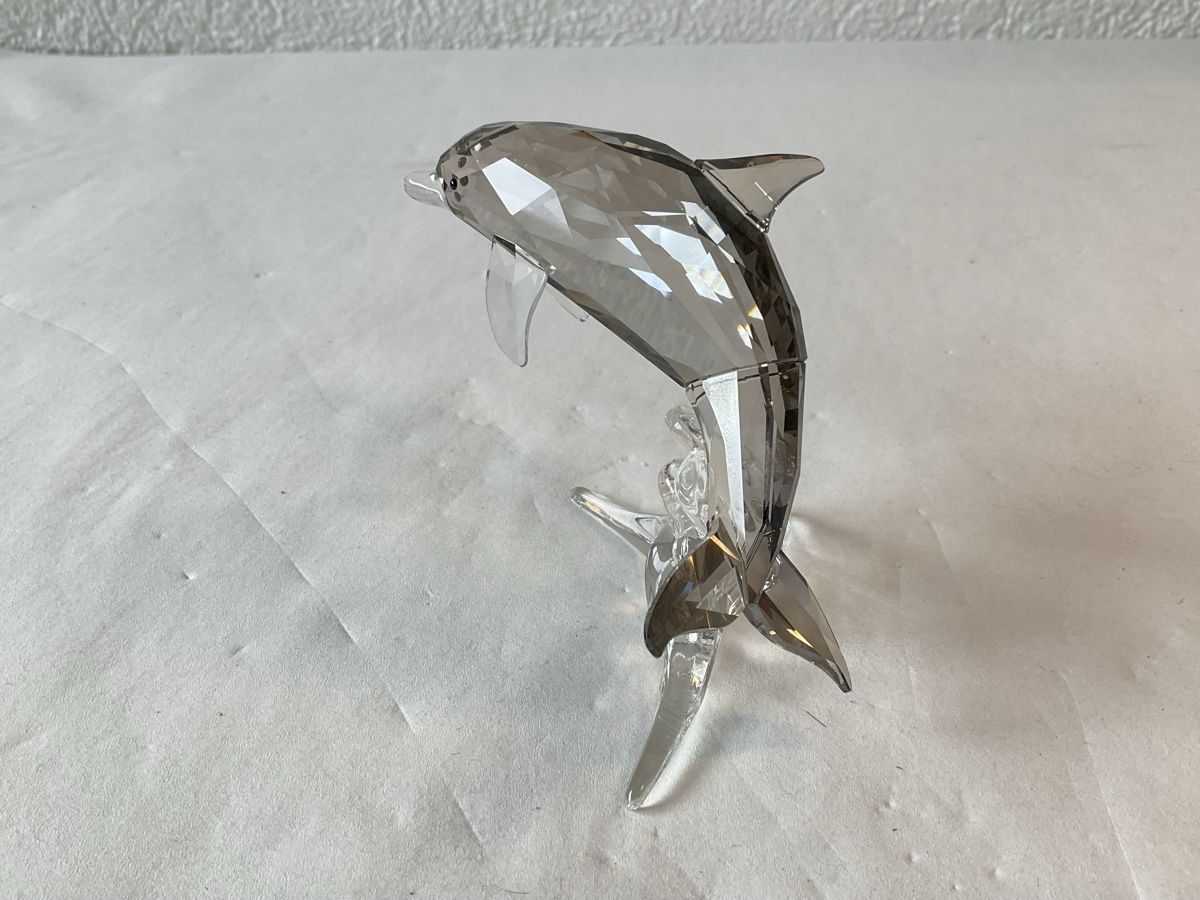 Swarovski Statuette: Swarovski Crystal, Dolphin Mother  – Usato da Malleray venduto da Robot12 7