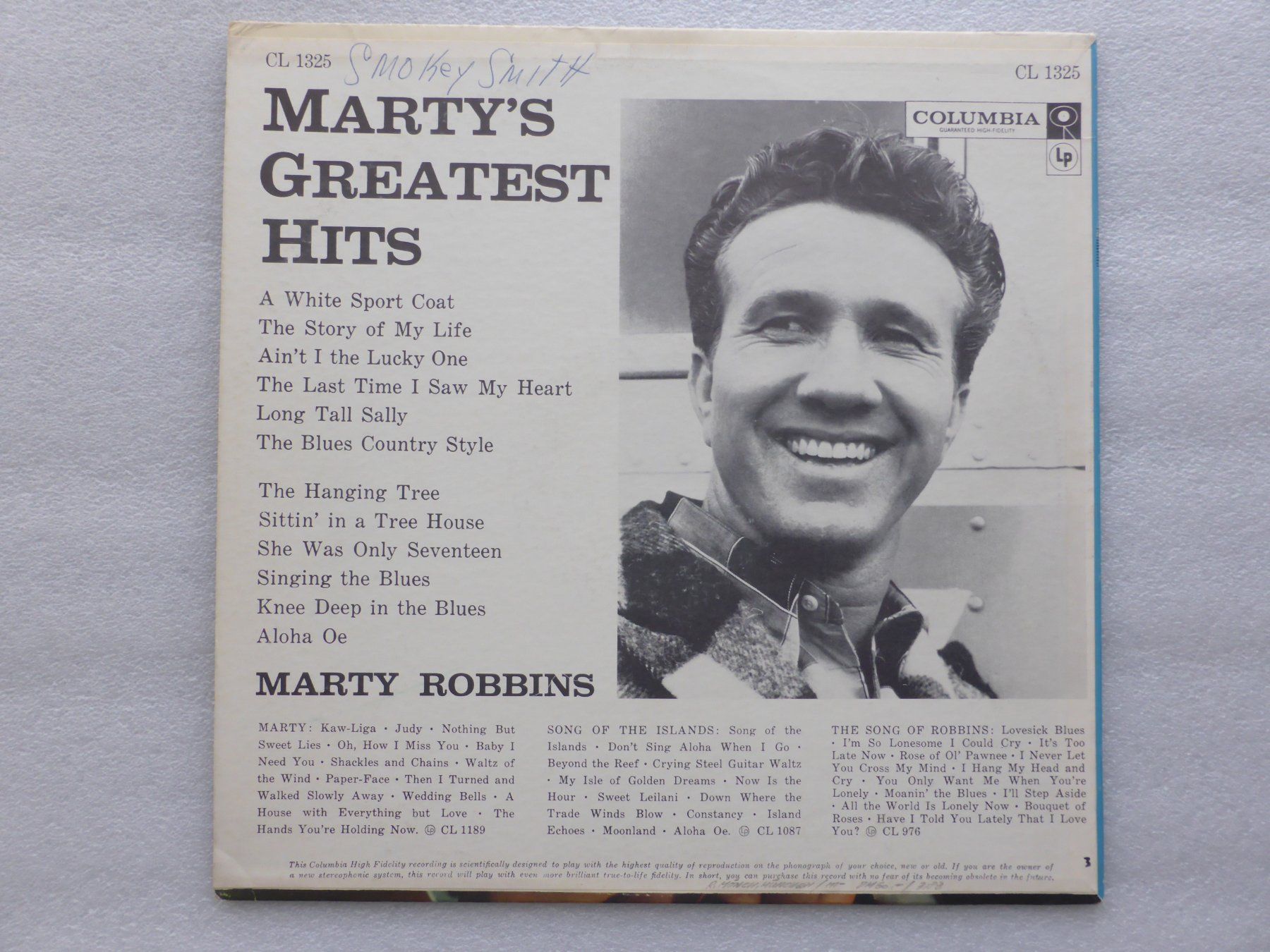Dischi in vinile: VINYL  LP  MARTY ROBBINS – Usato da Küssnacht am Rigi venduto da Sunnestrahl 3