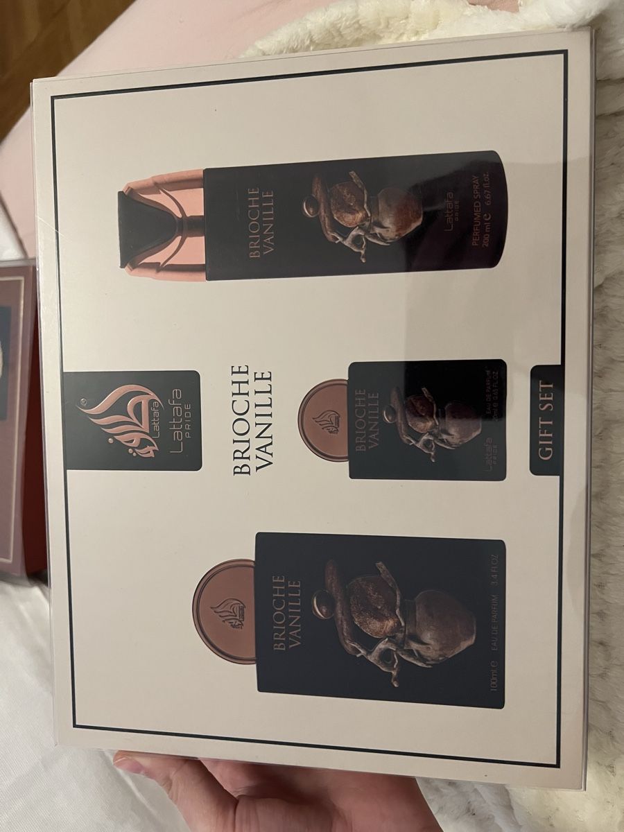 Lattafa Parfum & Eau de Toilette: Lattafa pride Brioche Vanille 100ml Gift Set – Neu und originalverpackt aus Genève von Lyn_moon