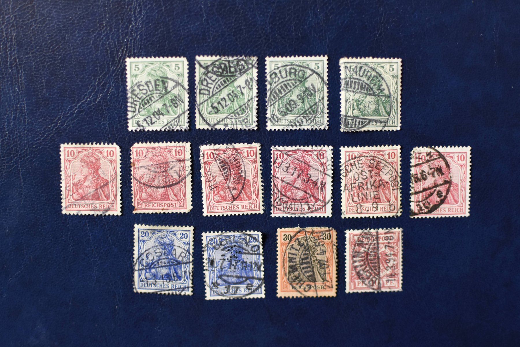 Alle Briefmarken: Lot timbres Alte Deutsche Reich – Gebraucht aus Belmont-sur-Yverdon von bichet02