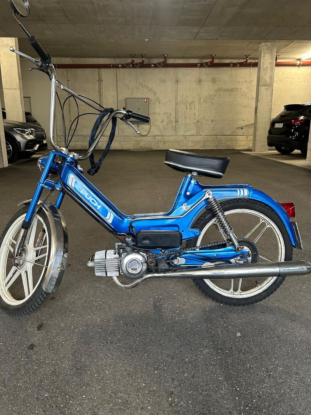 Puch Ciclomotori: Puch Supermaxi LG2 mit E50 Motor – Usato da Willisau venduto da heiwil
