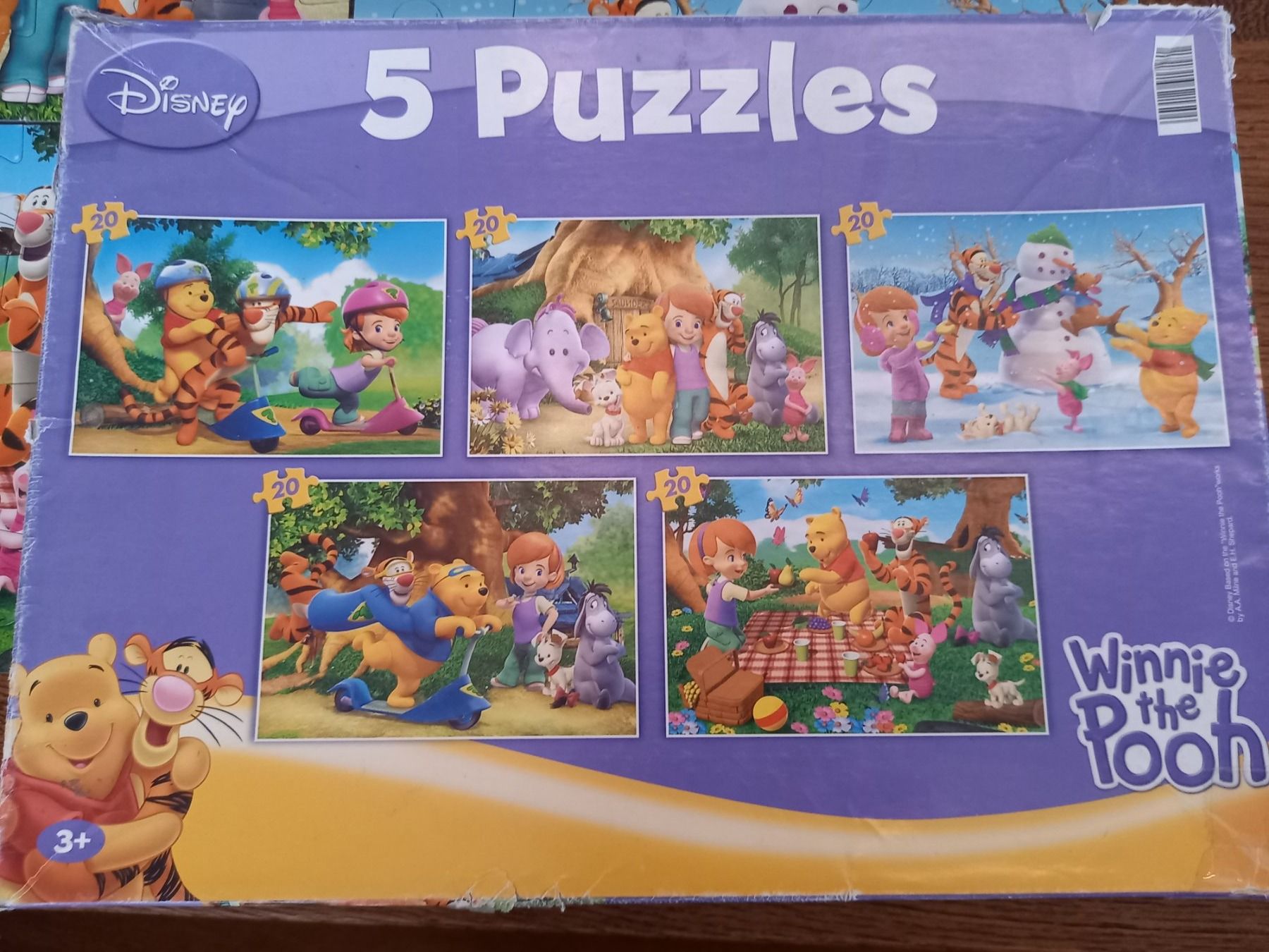 Disney Puzzles: Winnie the Pooh Puzzle 5x20 – Gebraucht aus St. Pantaleon von whity75 1