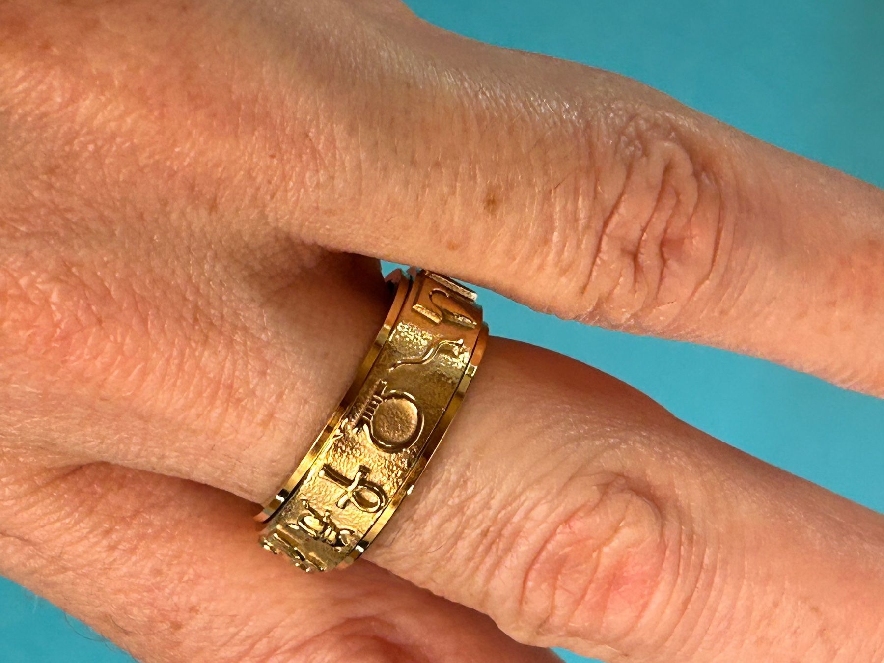 Anelli: Fingerring vergoldet Ägypten (58 oder 61) – Nuovo e nell'imballaggio originale da Laufen venduto da Bellavitaboom 6