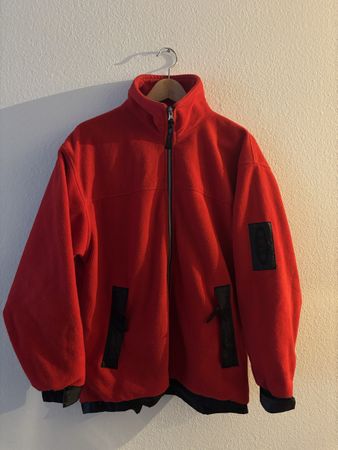 Vintage Fleecejacke Streetwear 90s Jacke mit Reissverschluss