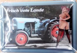 Blechschild-PS GIGANT-FRISCH VOM LANDE