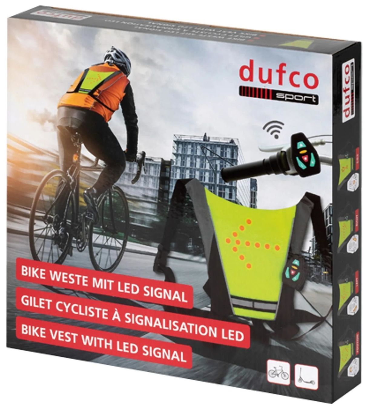 Gilets & Westen: Fahrradweste mit LED Signal – Neu und originalverpackt aus St. Gallen von cointec 2
