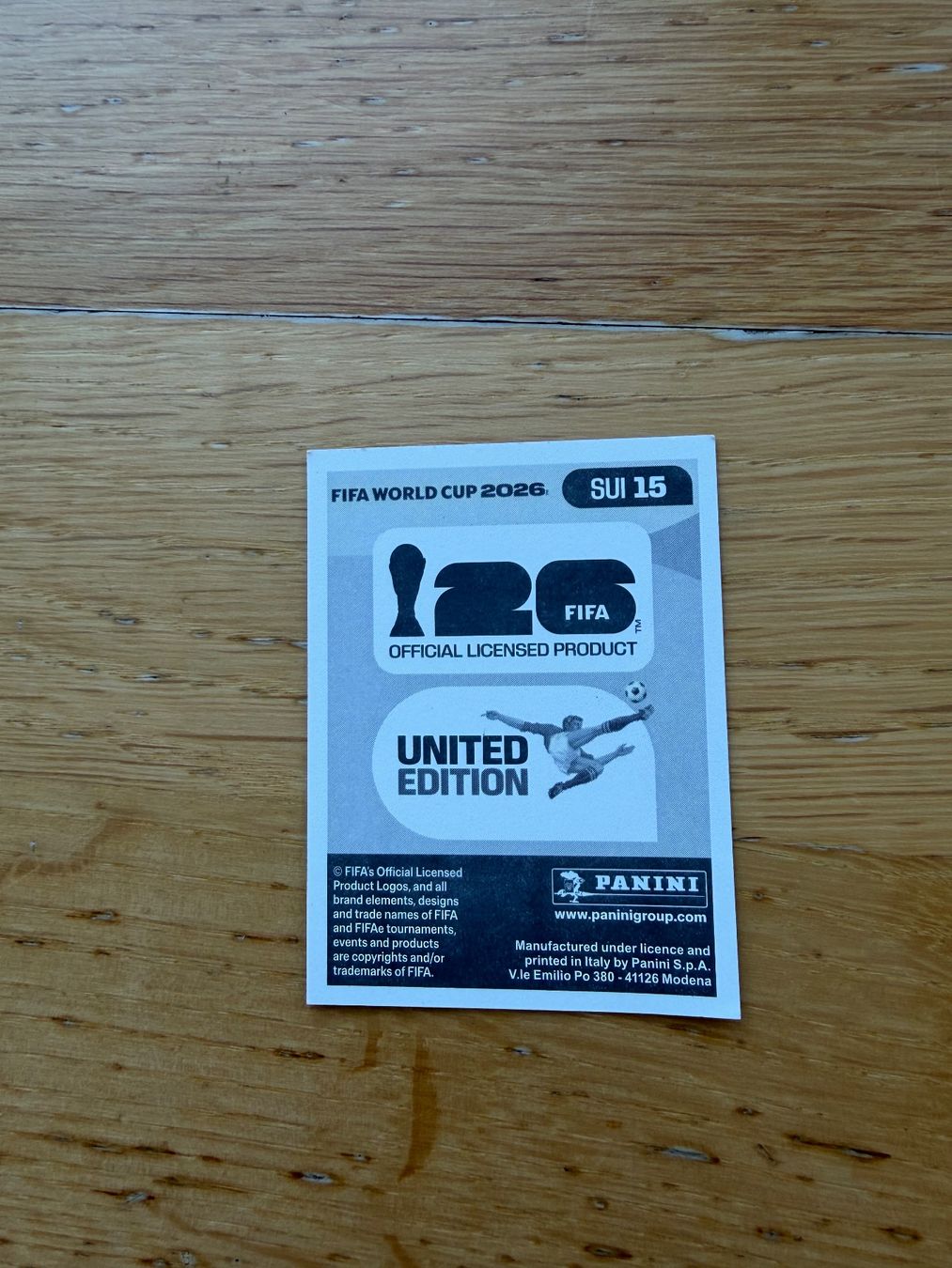 Panini Carte collezionabili: Panini SUI 15 – Nuovo (secondo la descrizione) da Zürich venduto da bel5 1