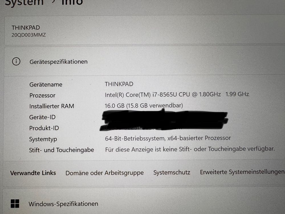 ThinkPad X1 Carbon 7th Gen. / Topzustand! 10