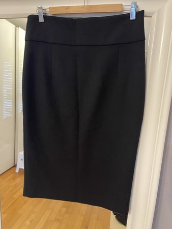 Schwarzer Zara Basic Bleistiftrock Gr. L Elegant